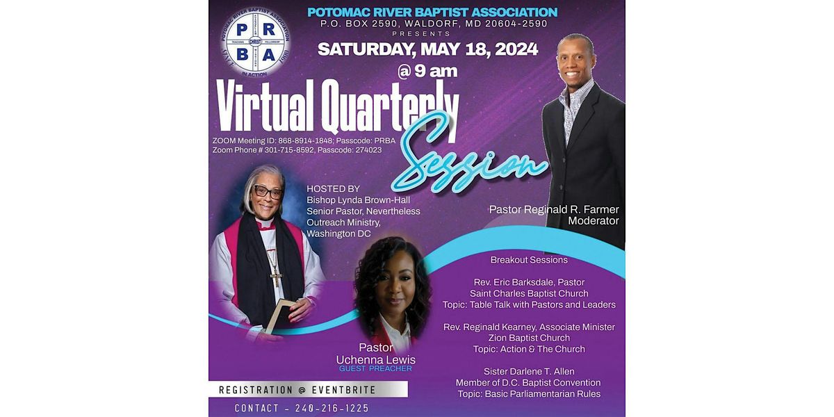 PRBA Virtual Quarterly Session