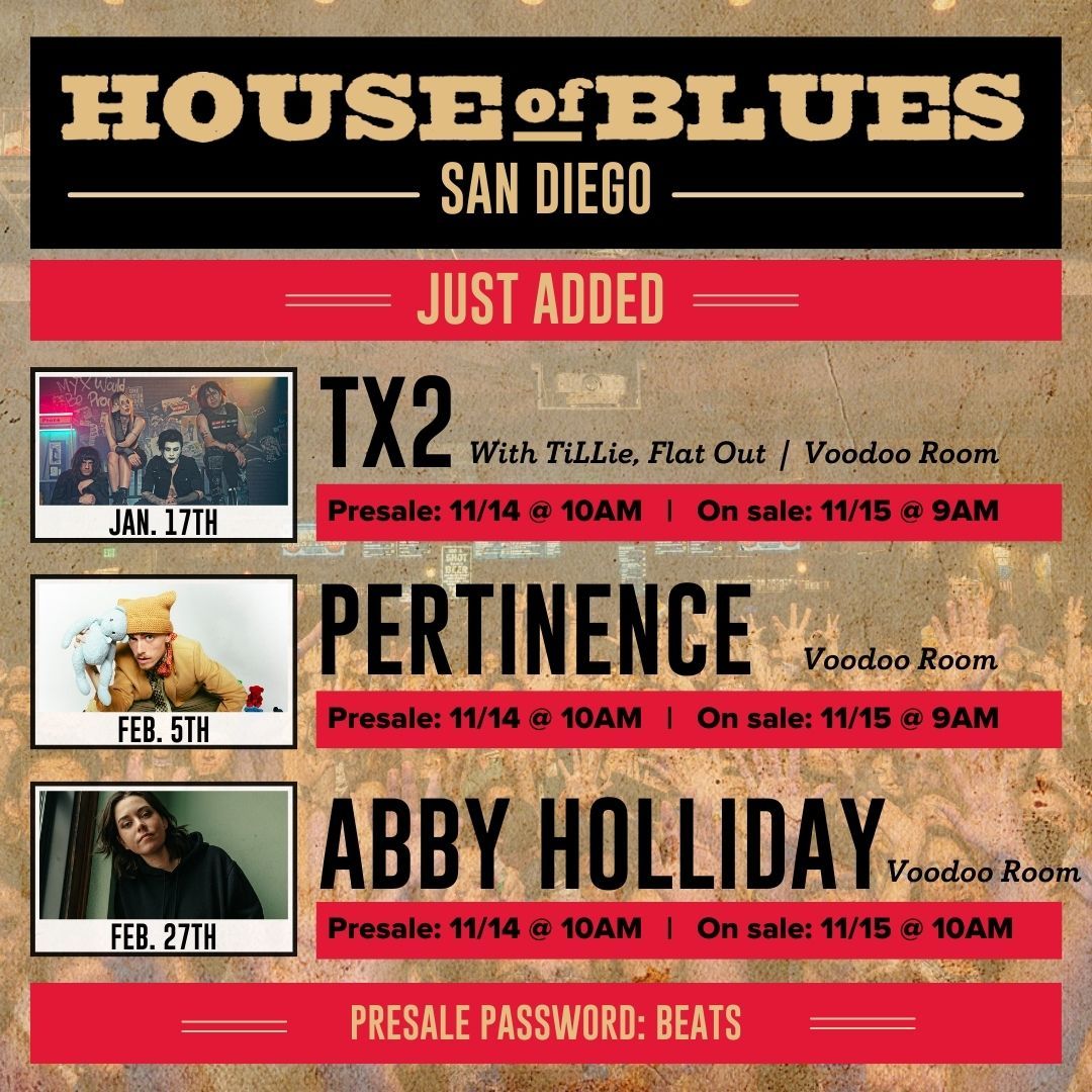 Abby Holliday at Voodoo Room at the House of Blues San Diego