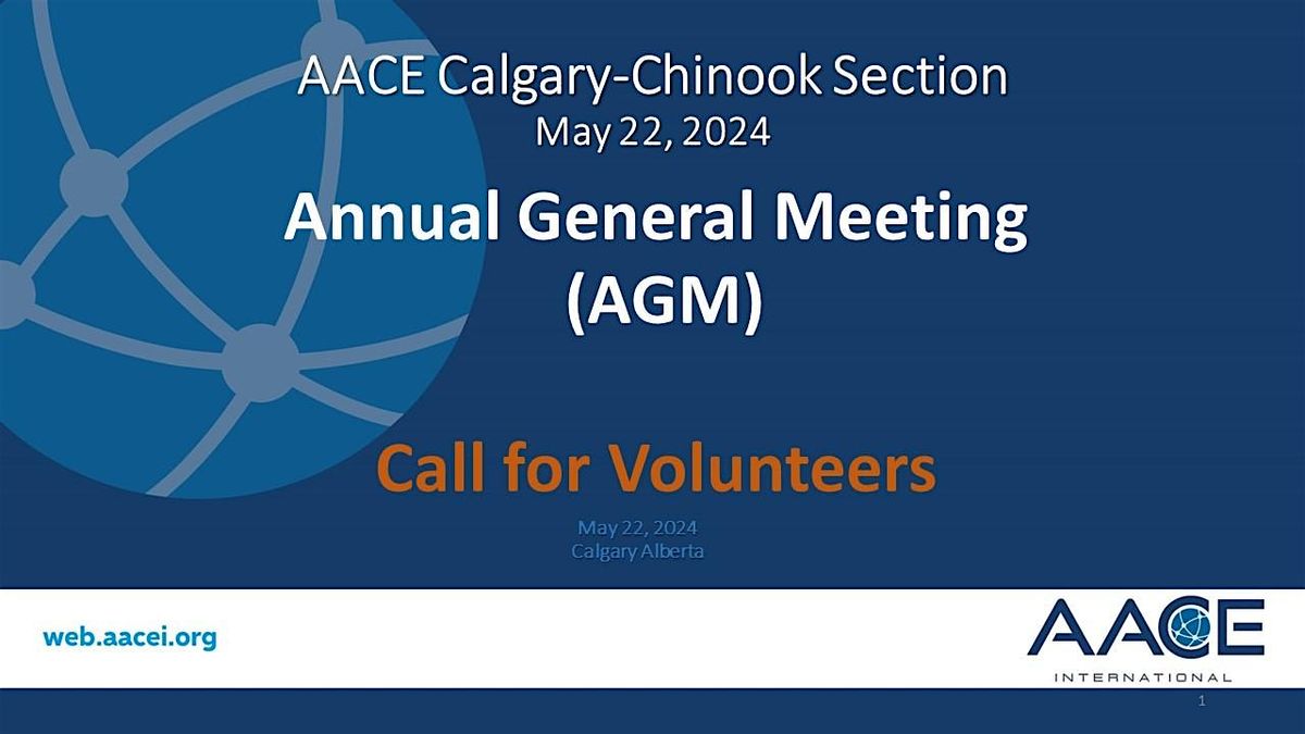 AACE Chinook-Calgary Section AGM 2024
