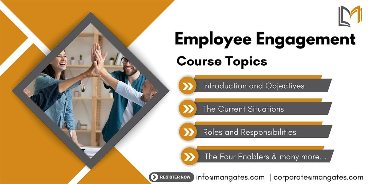 Employee Engagement 1 Day Workshop in Columbus, OH on October 25th, 2024