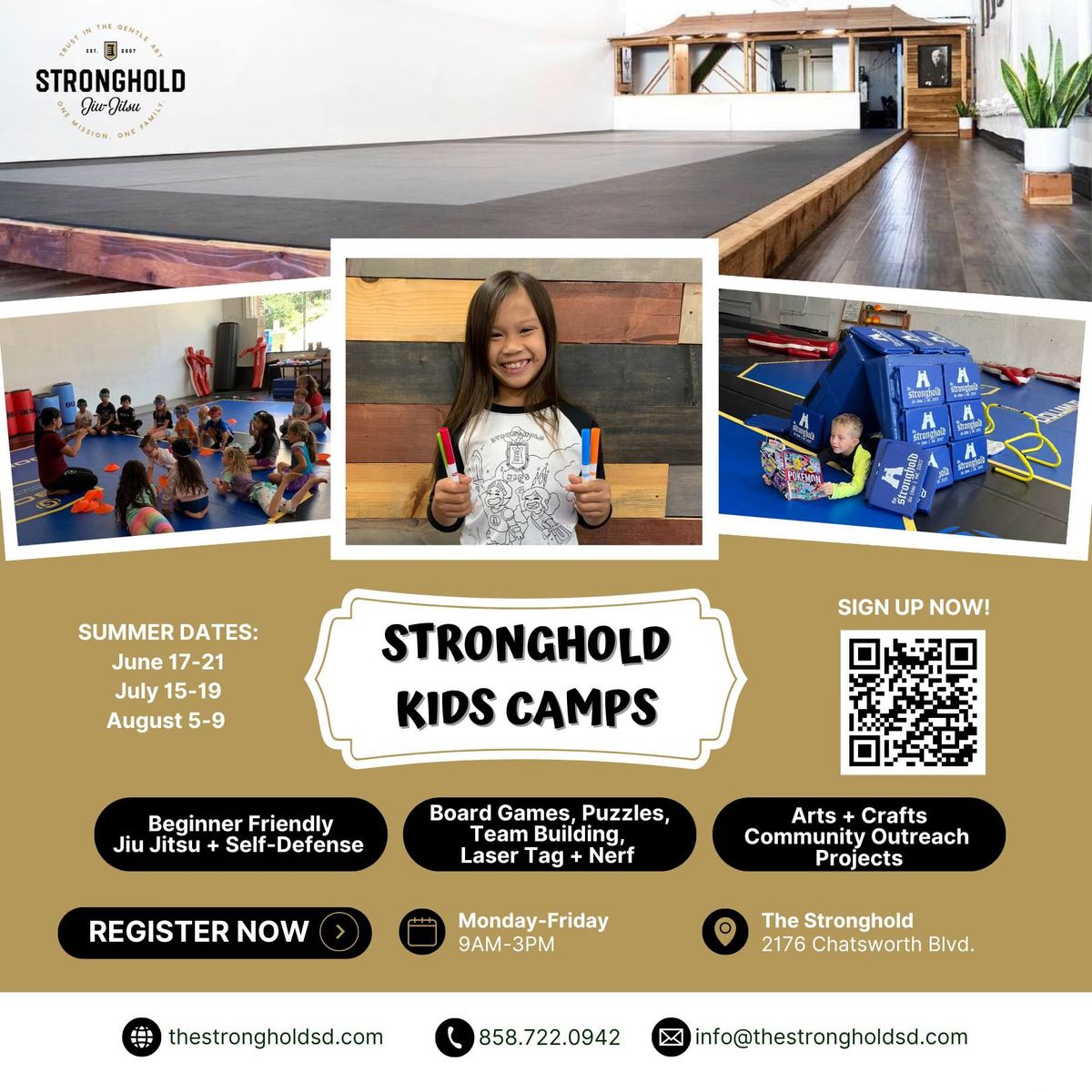 Stronghold Kids Summer Break Camp (August 5-9)