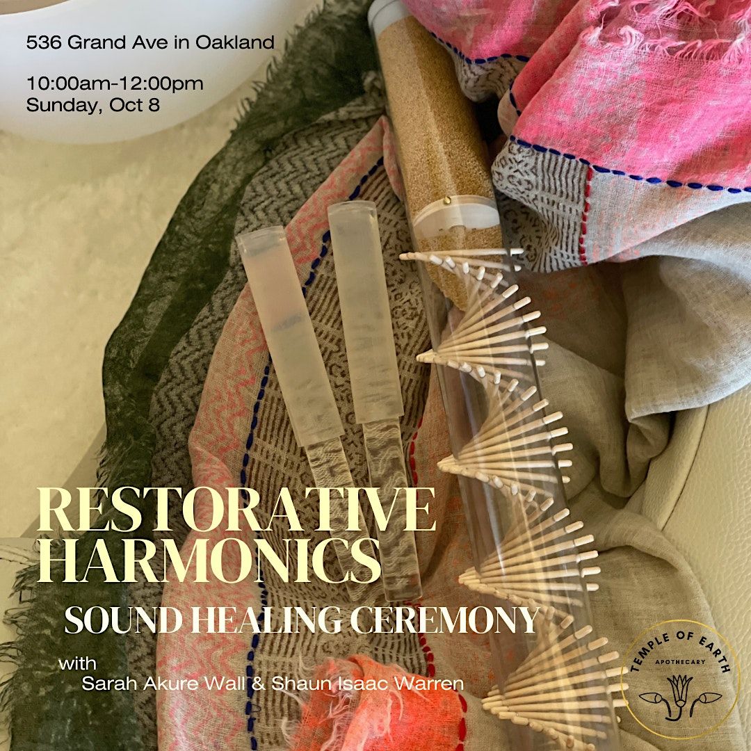 Restorative Harmonics: Sound Healing Fundraiser with Shaun and Sarah