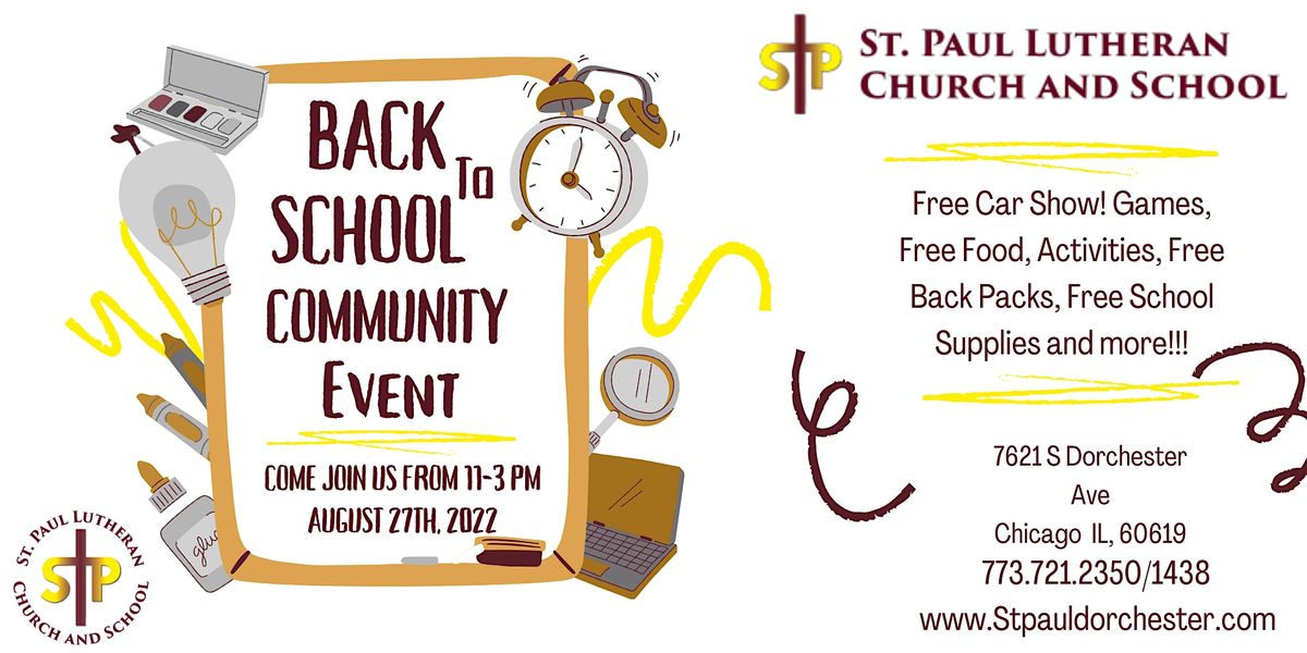 Back to School Community Event