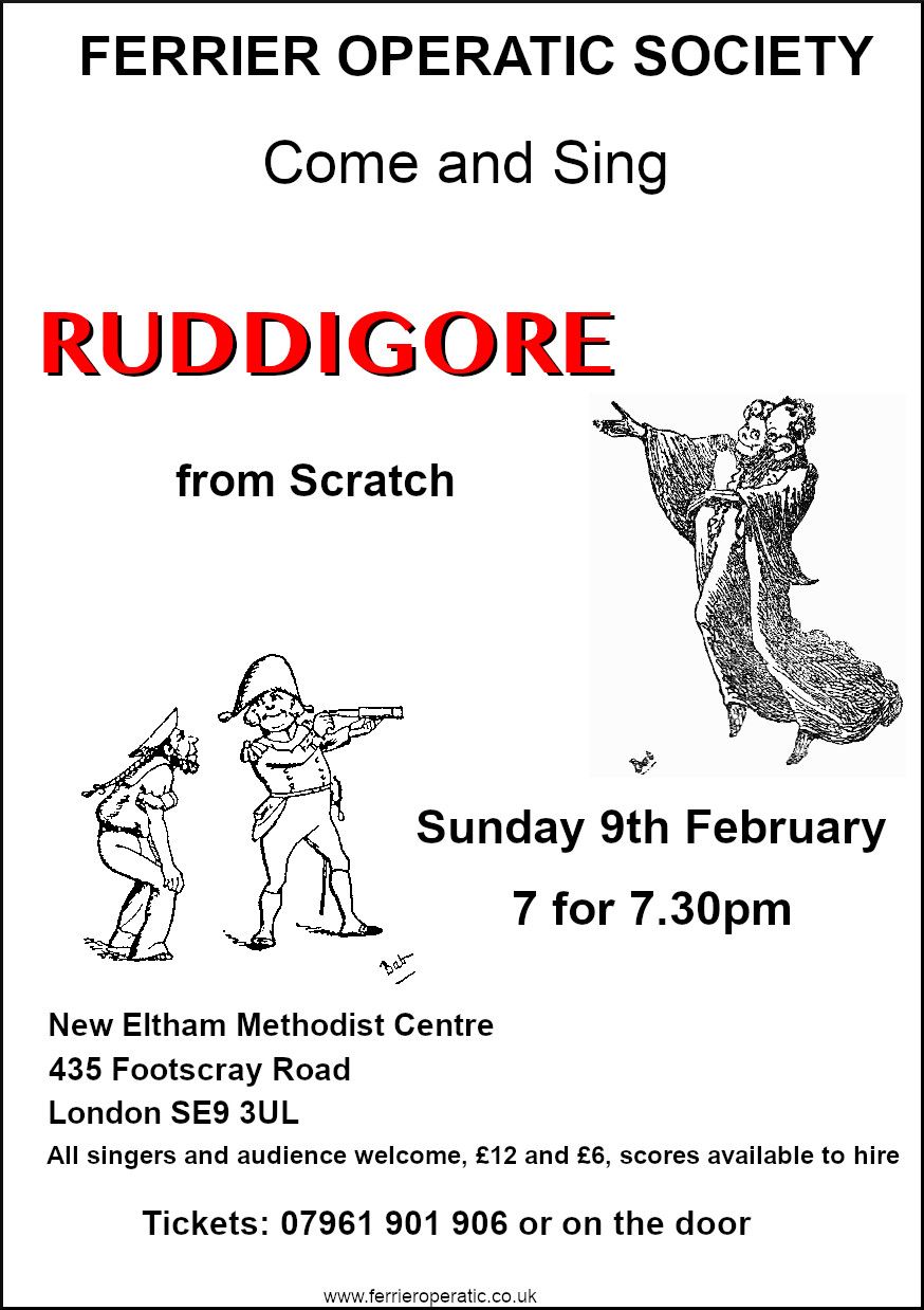 Come and sing Ruddigore