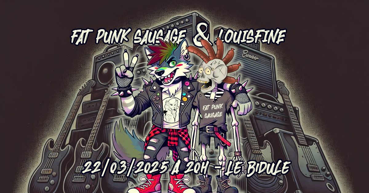 Fat Punk Sausage et Louisfine au Bidule