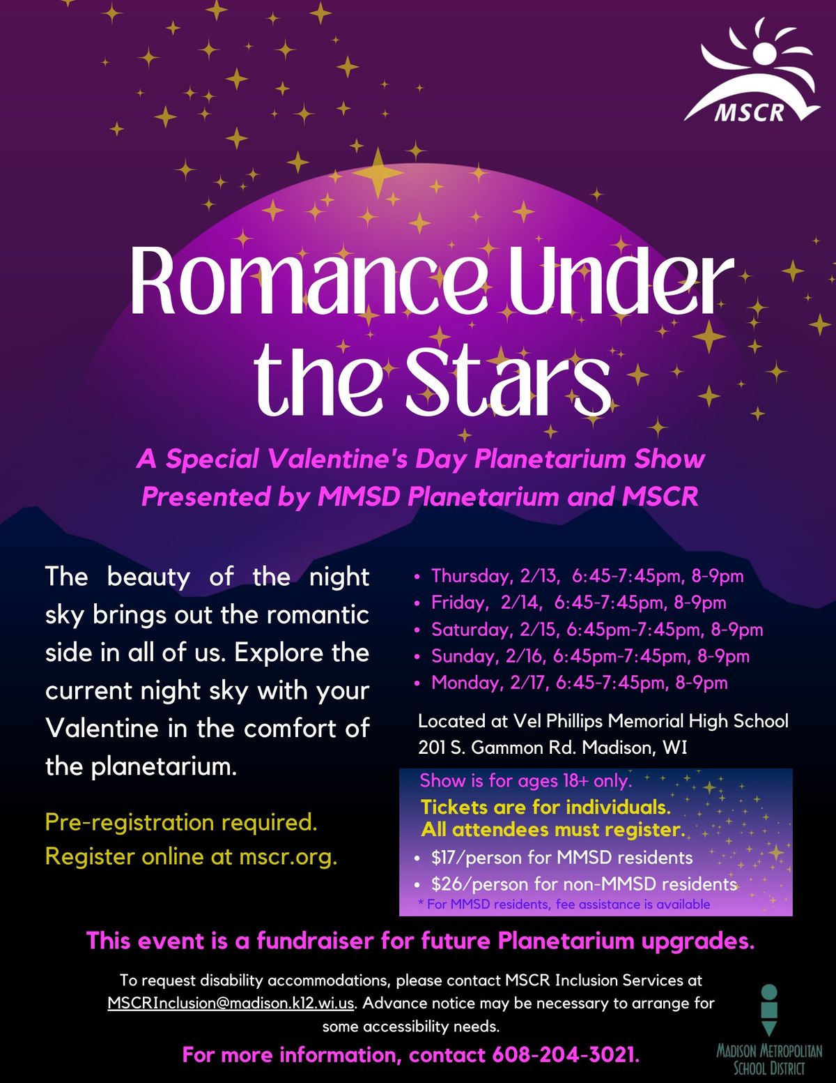 MSCR Romance Under the Stars