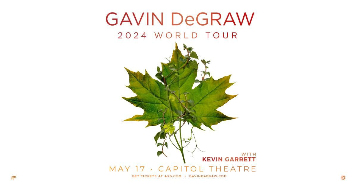 Gavin DeGraw with Kevin Garrett at Capitol Theatre