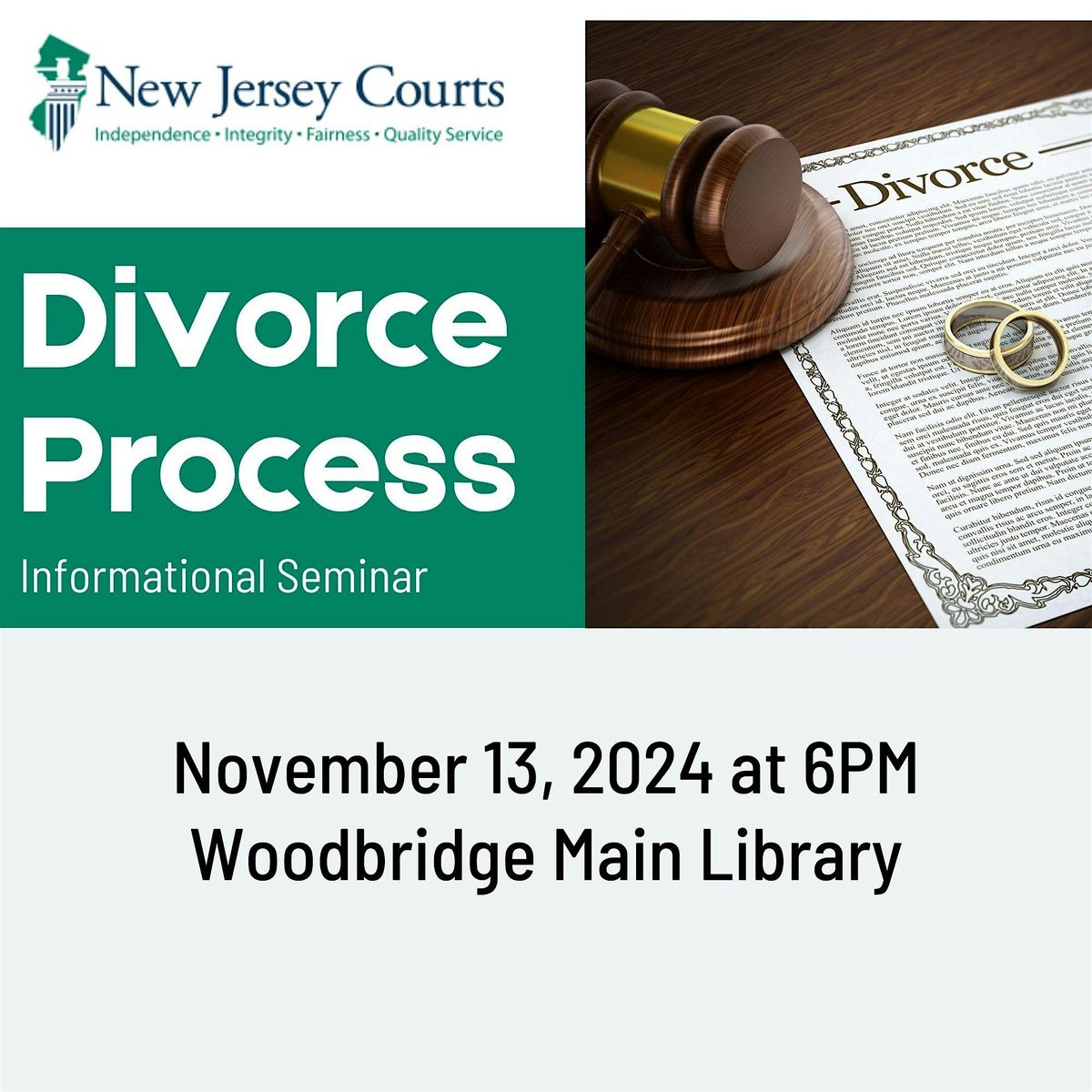 Divorce Process: Informational Seminar