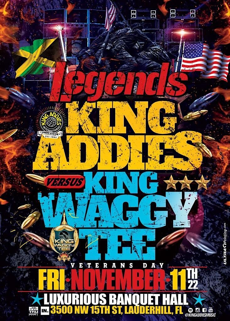 Legends Soundclash - King Addies vs King Waggy Tee