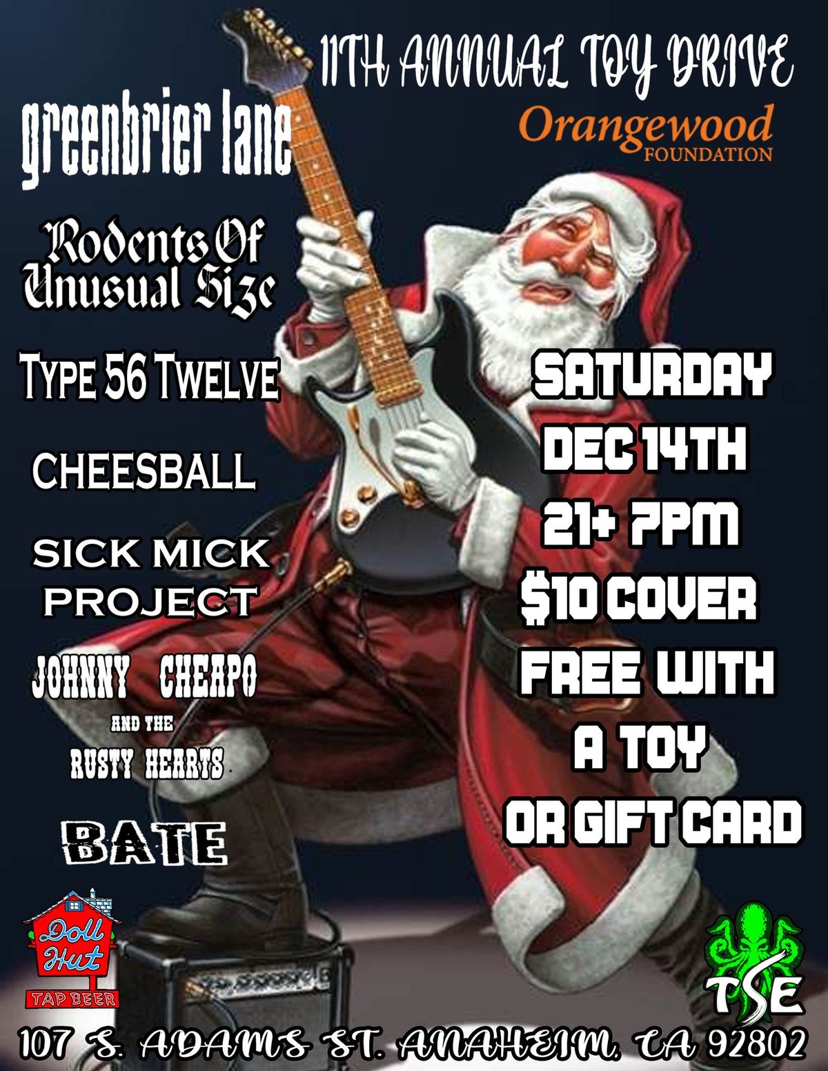 11th Annual Orangewood Toy Drive