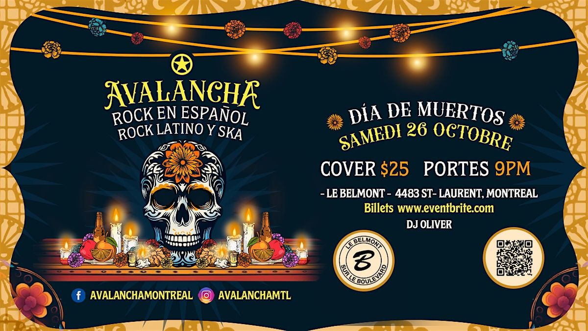 Avalancha - Rock en espa\u00f1ol - D\u00eda de Muertos - 8va edici\u00f3n