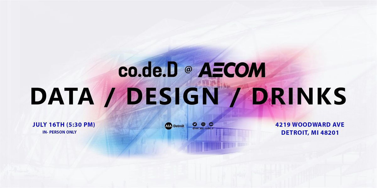 co.de.D | Data Design Drinks - Summer 2024