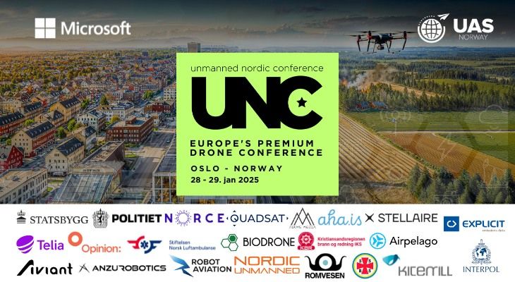 UNC2025 - Nordens st\u00f8rste og viktigste dronekonferanse 