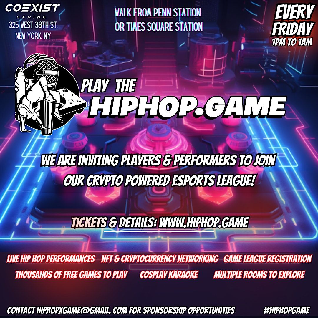 Play the HipHop.Game at Coexist Gaming