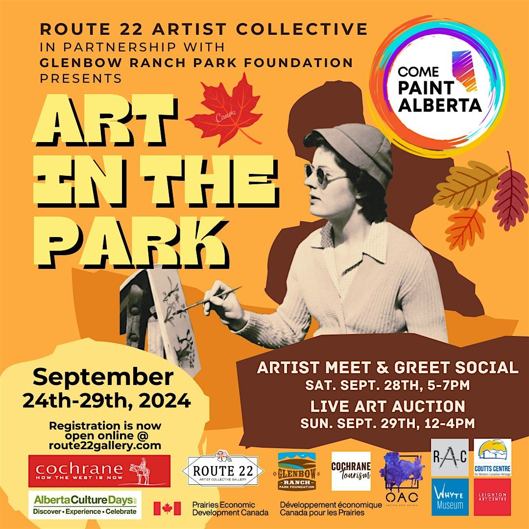 Art in the Park Artist Registration: September 24-29
