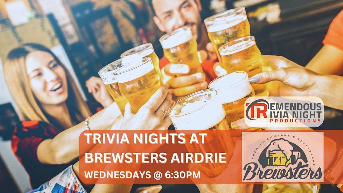 Airdrie Alberta Brewster's Pub Wednesday Night Trivia!