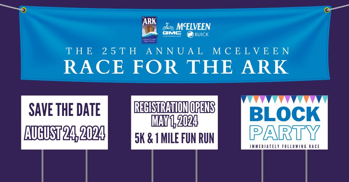 25th Annual McElveen Race For The ARK + Block Party 