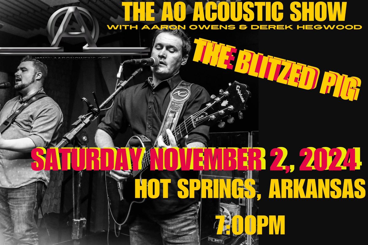 The AO Acoustic Show live at The Blitzed Pig