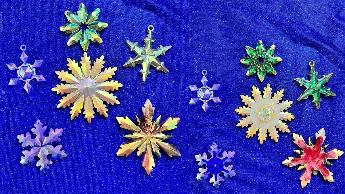 Snowflake Ornament Art Class| Grace Noel Art