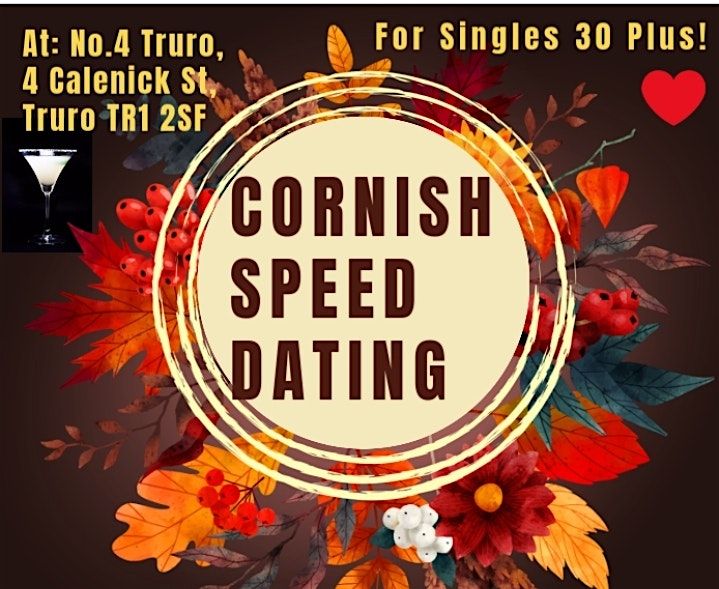 Truro 30+ Cornish Speed Dating