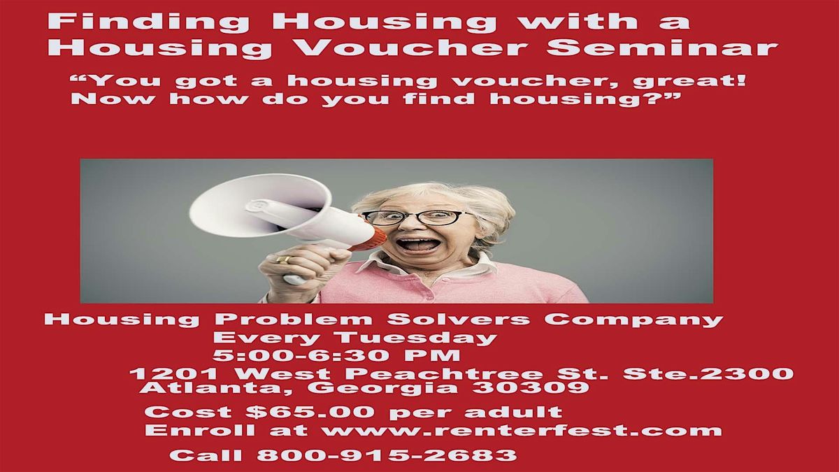 Housing Locator Seminar for Housing Voucher Holders