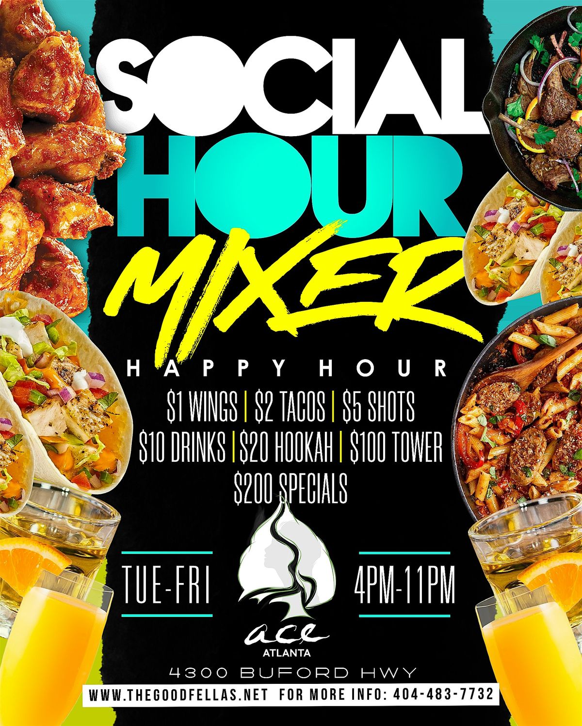 Atlanta's Sexiest Happy Hour Mixer, Tuesdays - Fridays @ Ace Atlanta