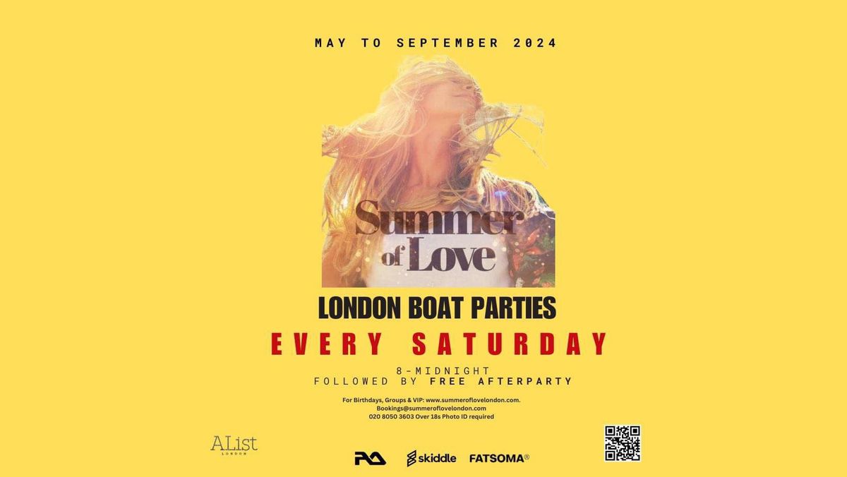 Summer of Love - Boat party and after-party