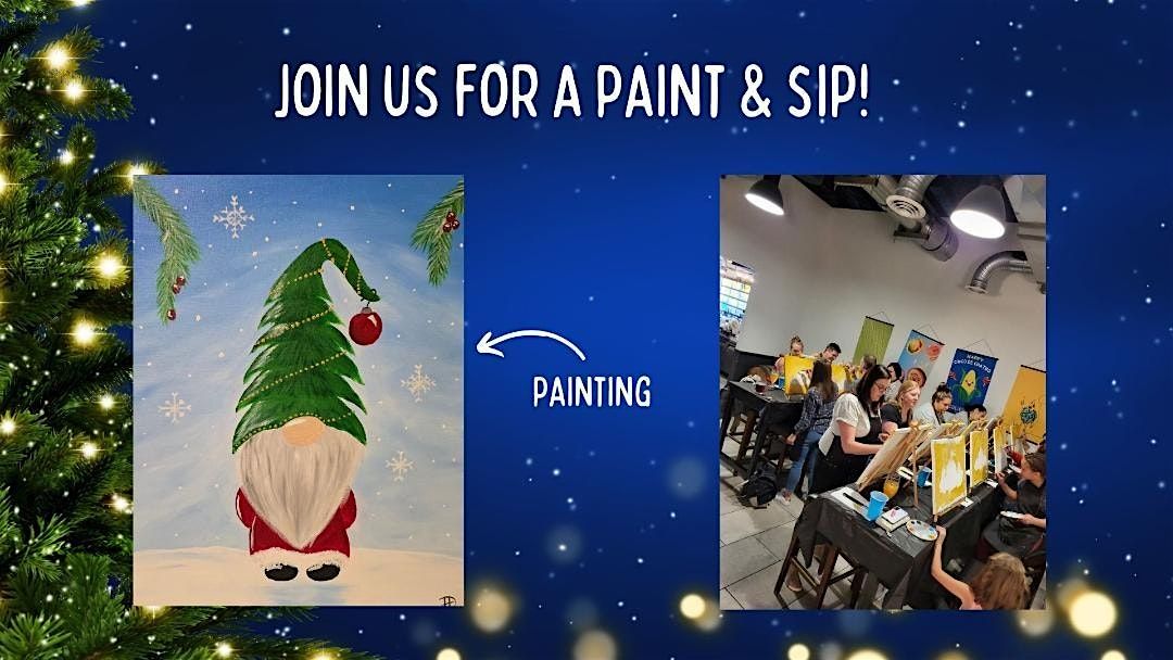 Paint & Sip - Christmas Gnome