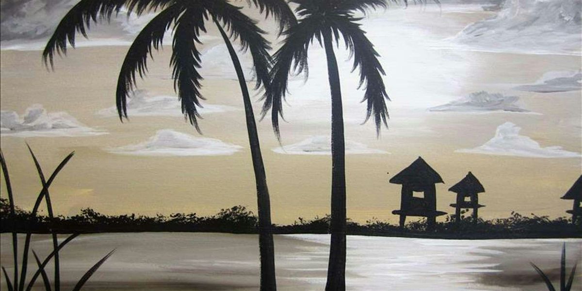 Beige Beach - Paint and Sip by Classpop!\u2122