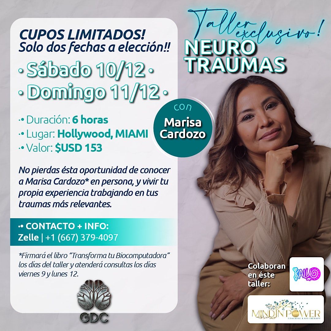 Taller Para Desactivar Tus Traumas, Hollywood, 10 December To 11 December