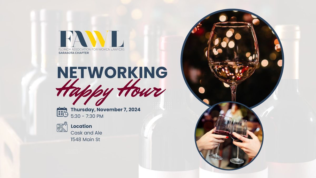 Sarasota FAWL Networking Happy Hour