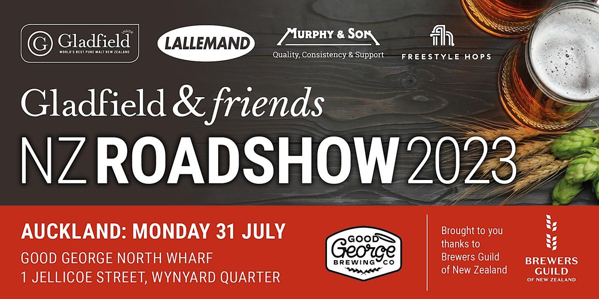 Gladfield and friends Roadshow 2023 - Auckland