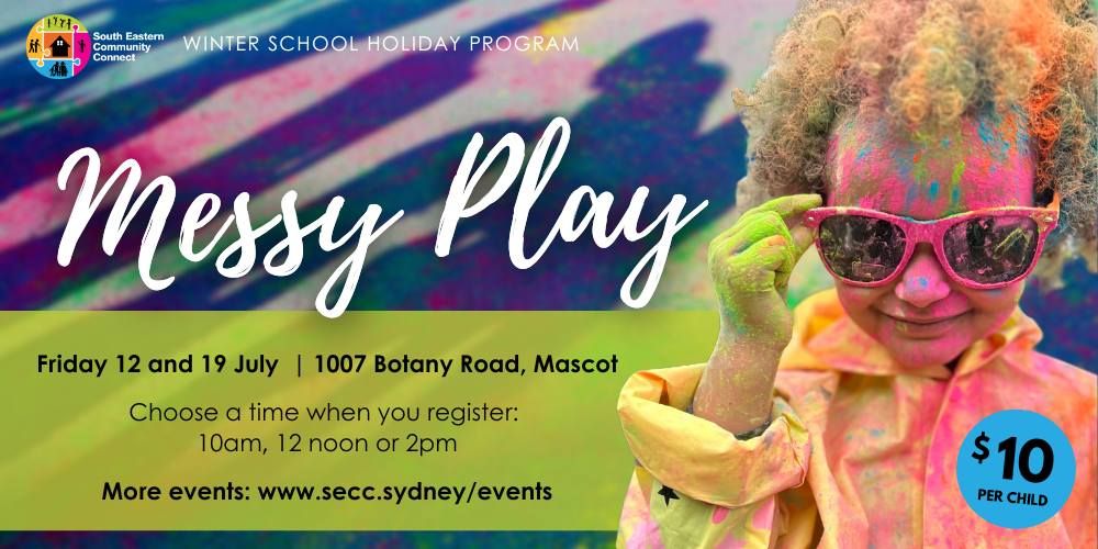 School Holiday Messy Play Workshops