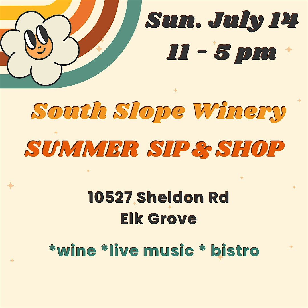 Summer Sip & Shop @ South Slope Wines