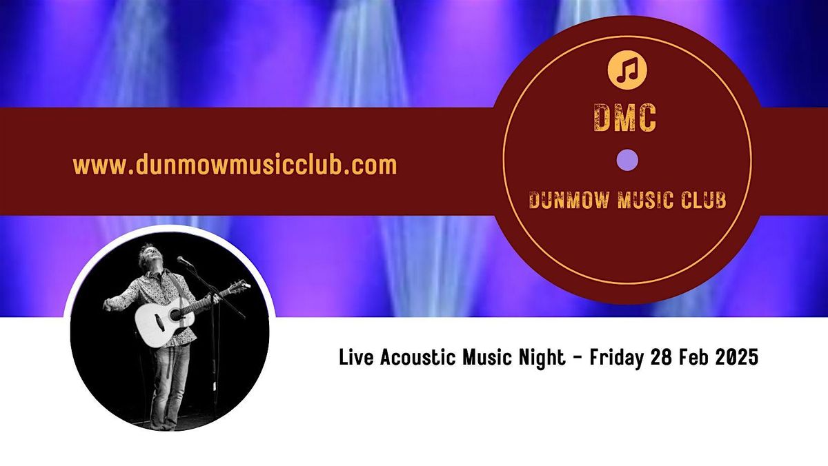 Dunmow Music Club Live Acoustic Music Night