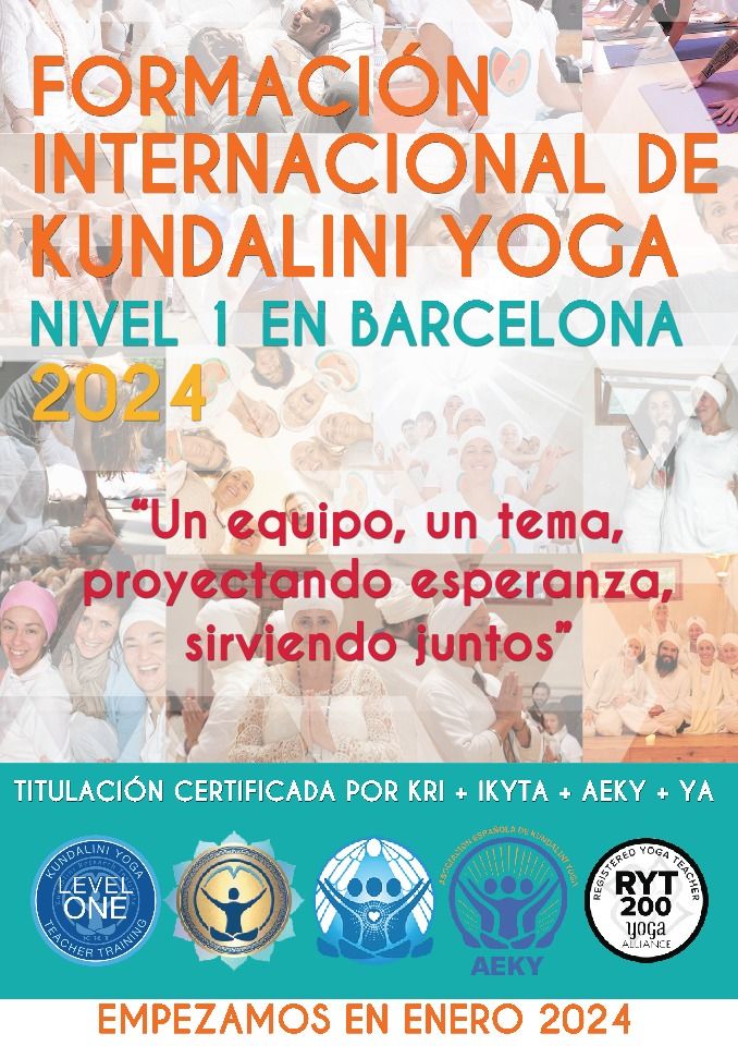 Formaci\u00f3n Internacional de Profesores de Kundalini Yoga \u2013  Nivel 1 \u2013 2024