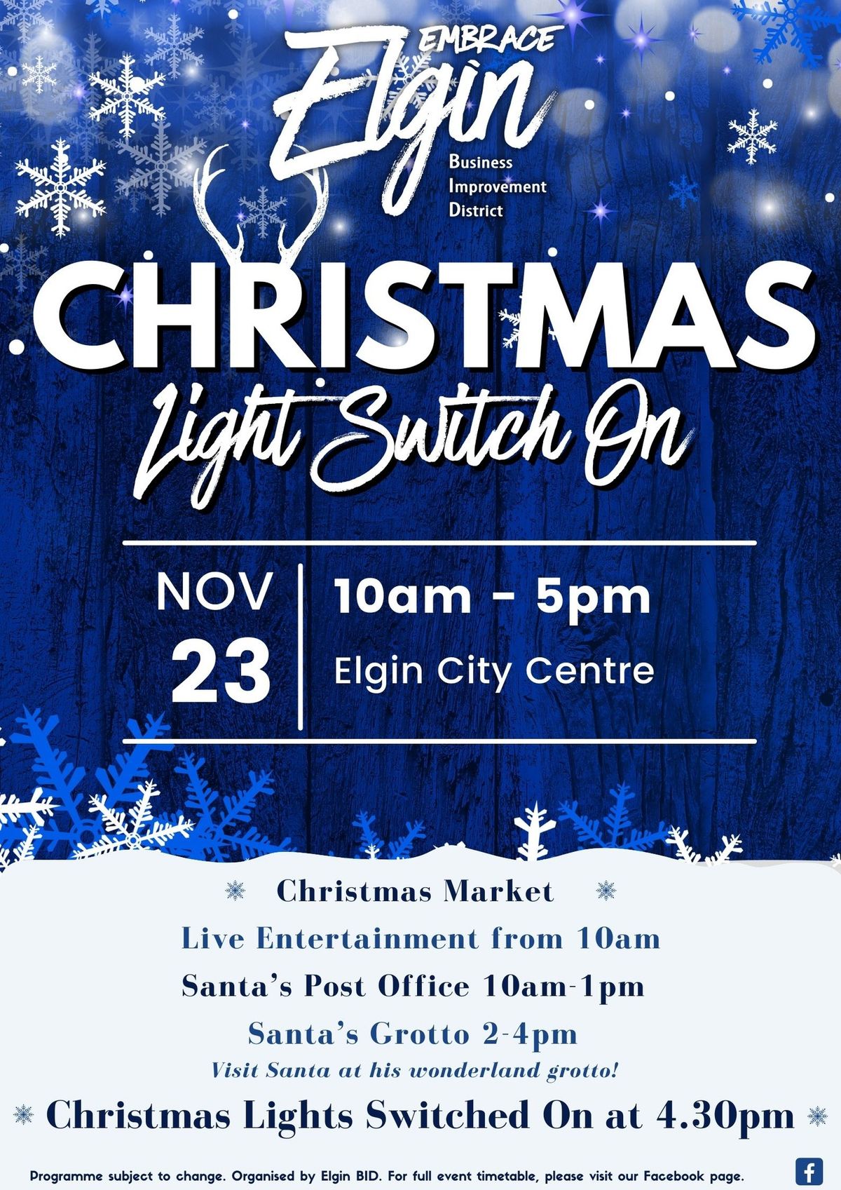 Elgin BID's Christmas Light Switch On