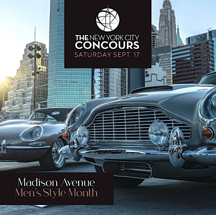 The NYC Concours Launches Madison Avenue Men's Style Month