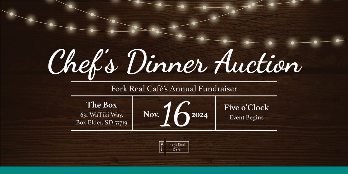 3rd Annual Chef's Dinner Auction