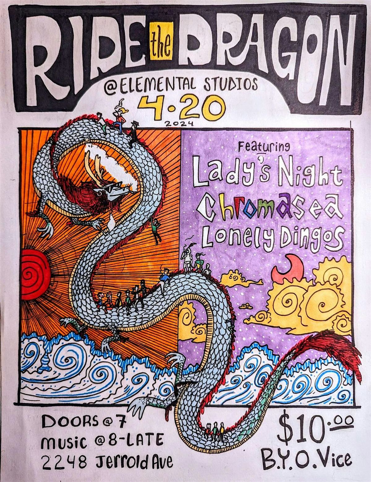 Ride the Dragon Music and art event