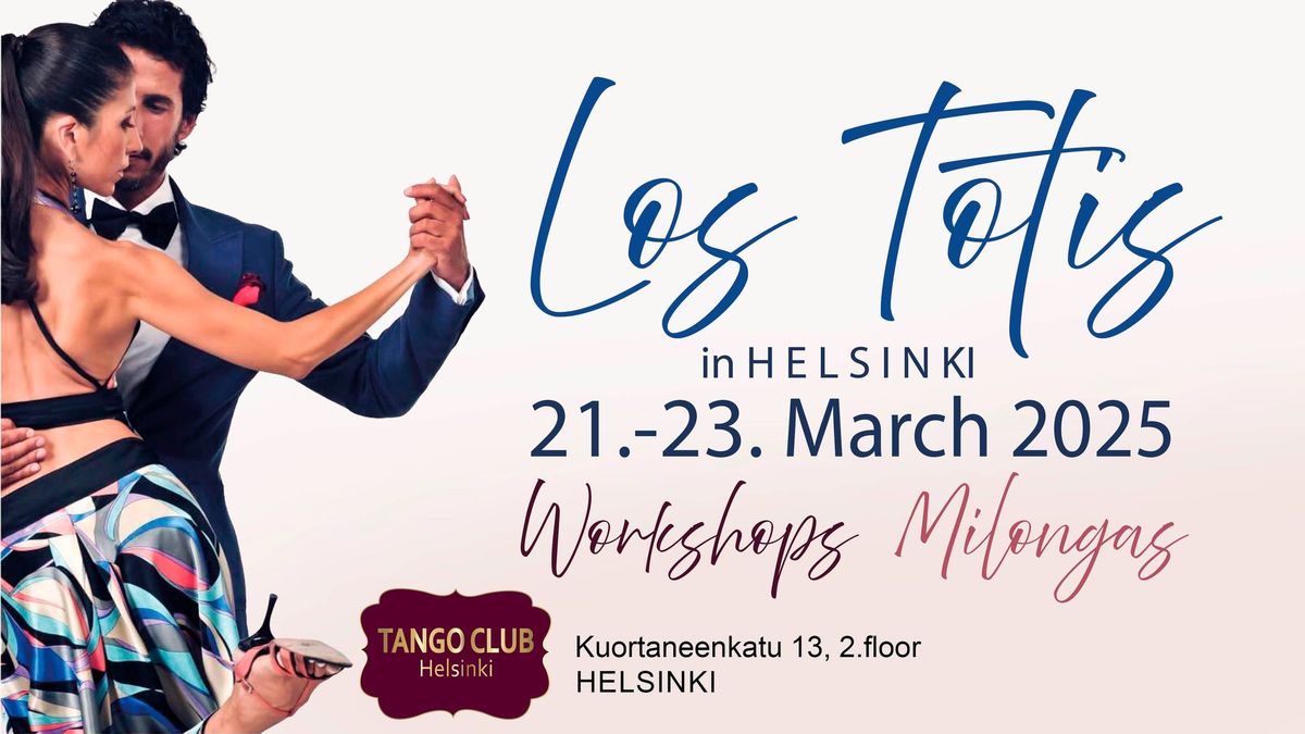 Virginia G\u00f3mez & Christian M\u00e1rquez (LOS TOTIS) IN HELSINKI 21-23.03.25