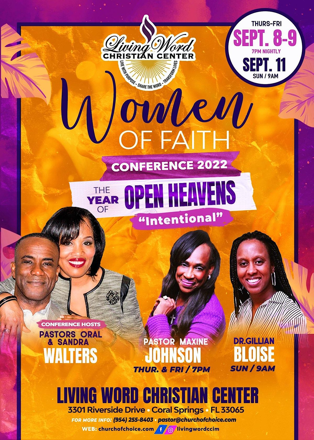 Women of Faith Conference 2022, Living Word Christian Center, Coral