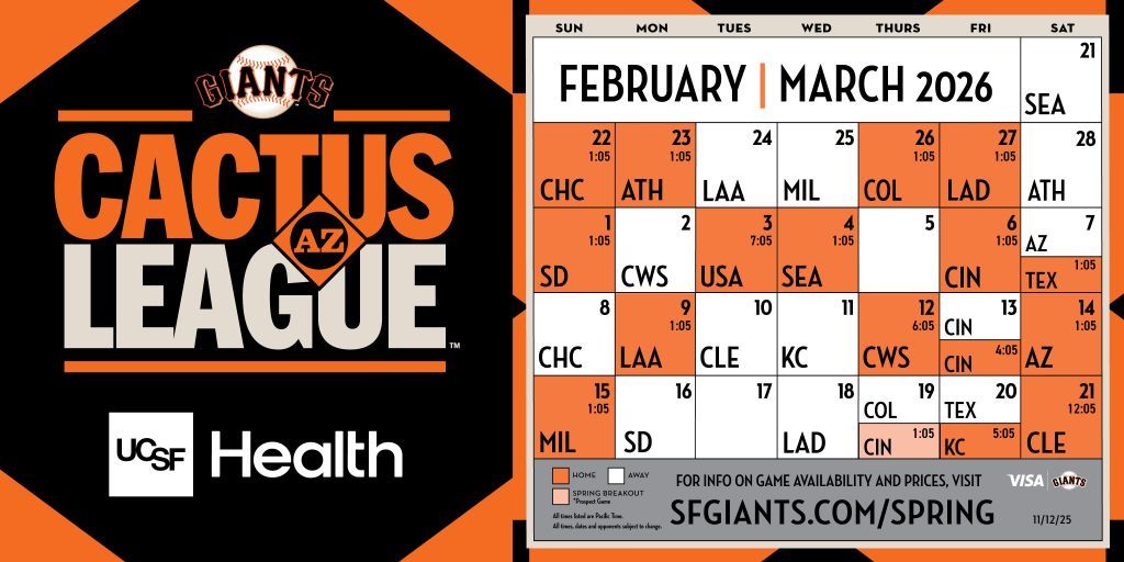 Spring Training: San Francisco Giants at Seattle Mariners