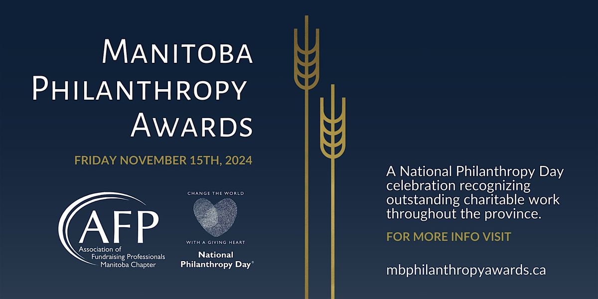 2024  Manitoba Philanthropy Awards