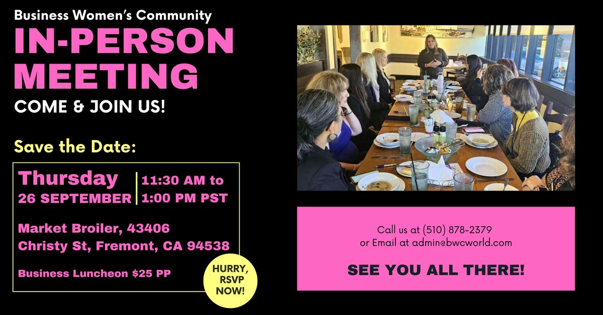 Networking Luncheon: Connect with Leading Women in Business!