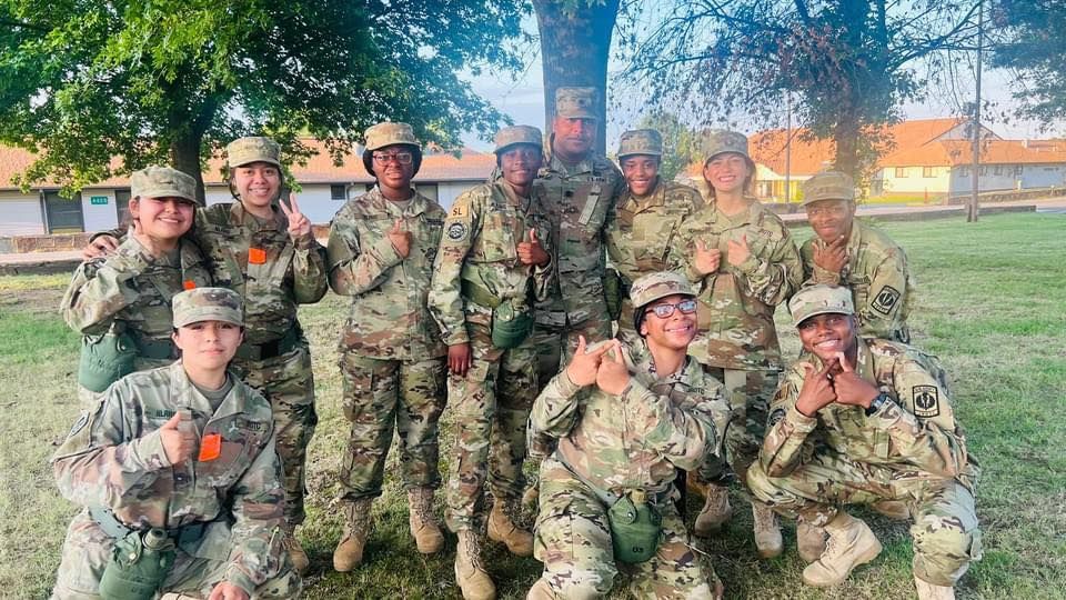 NLRHS JROTC Color Guard\/Drill Practice