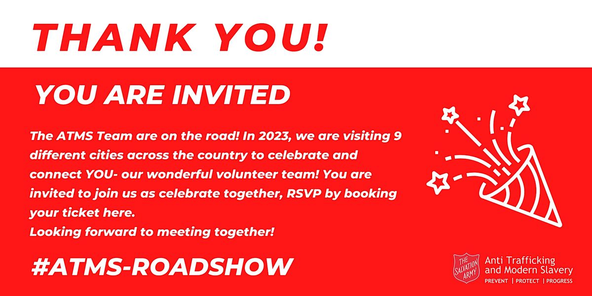 ATMS Roadshow BIRMINGHAM - You are invited!