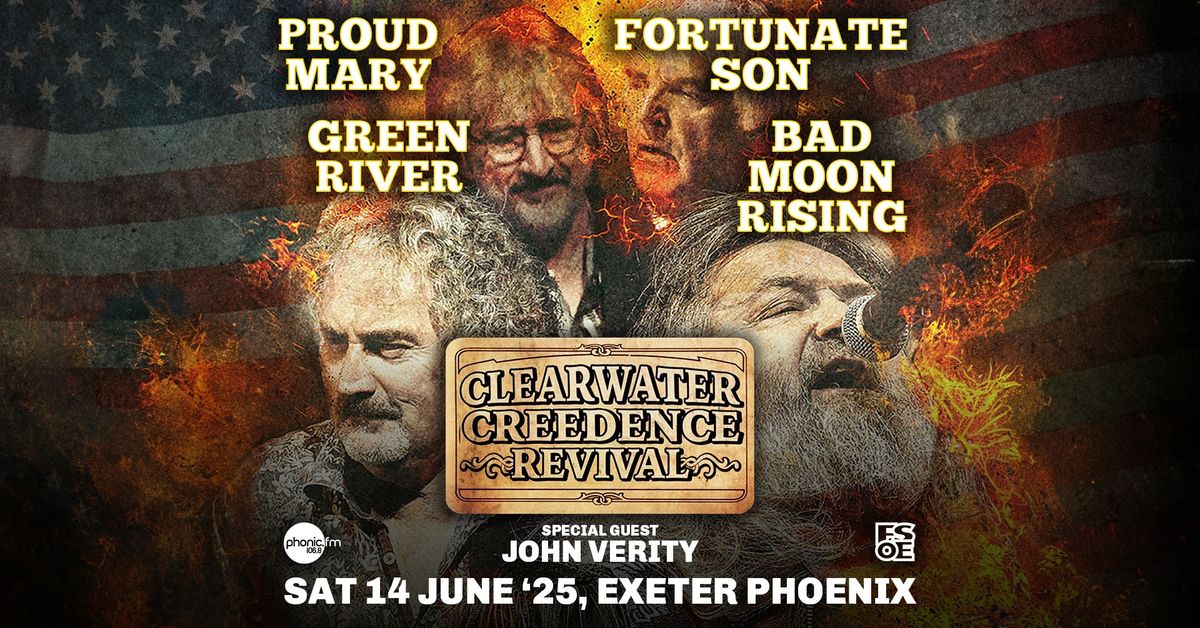 Clearwater Creedence Revival + guest John Verity