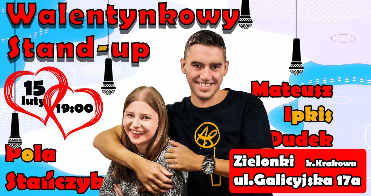 Walentynkowy Stand-up w Zielonkach: Pola & Ipkis