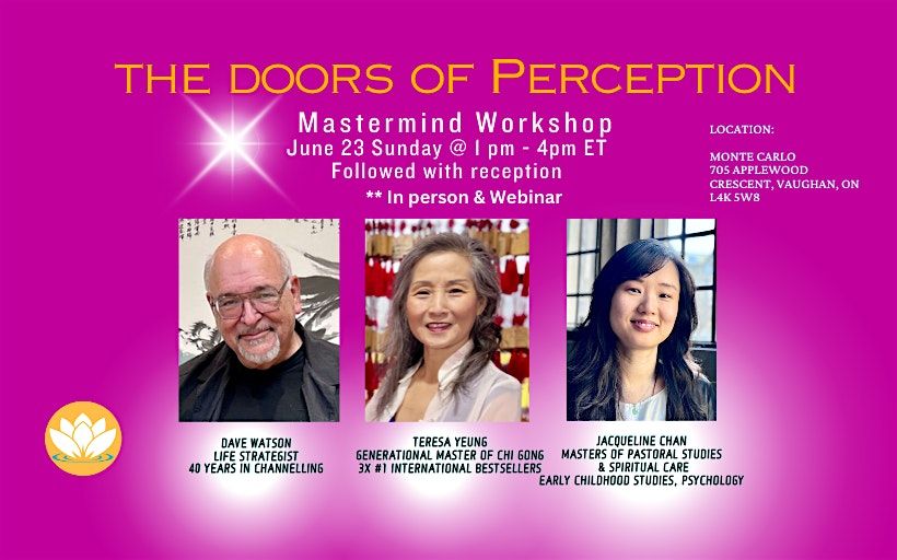 Doors of Perception MasterMind Seminar (In person\/online webinar)